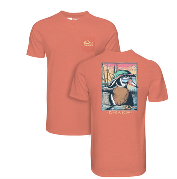 Pop Art Wood Duck Sunglasses T-Shirt