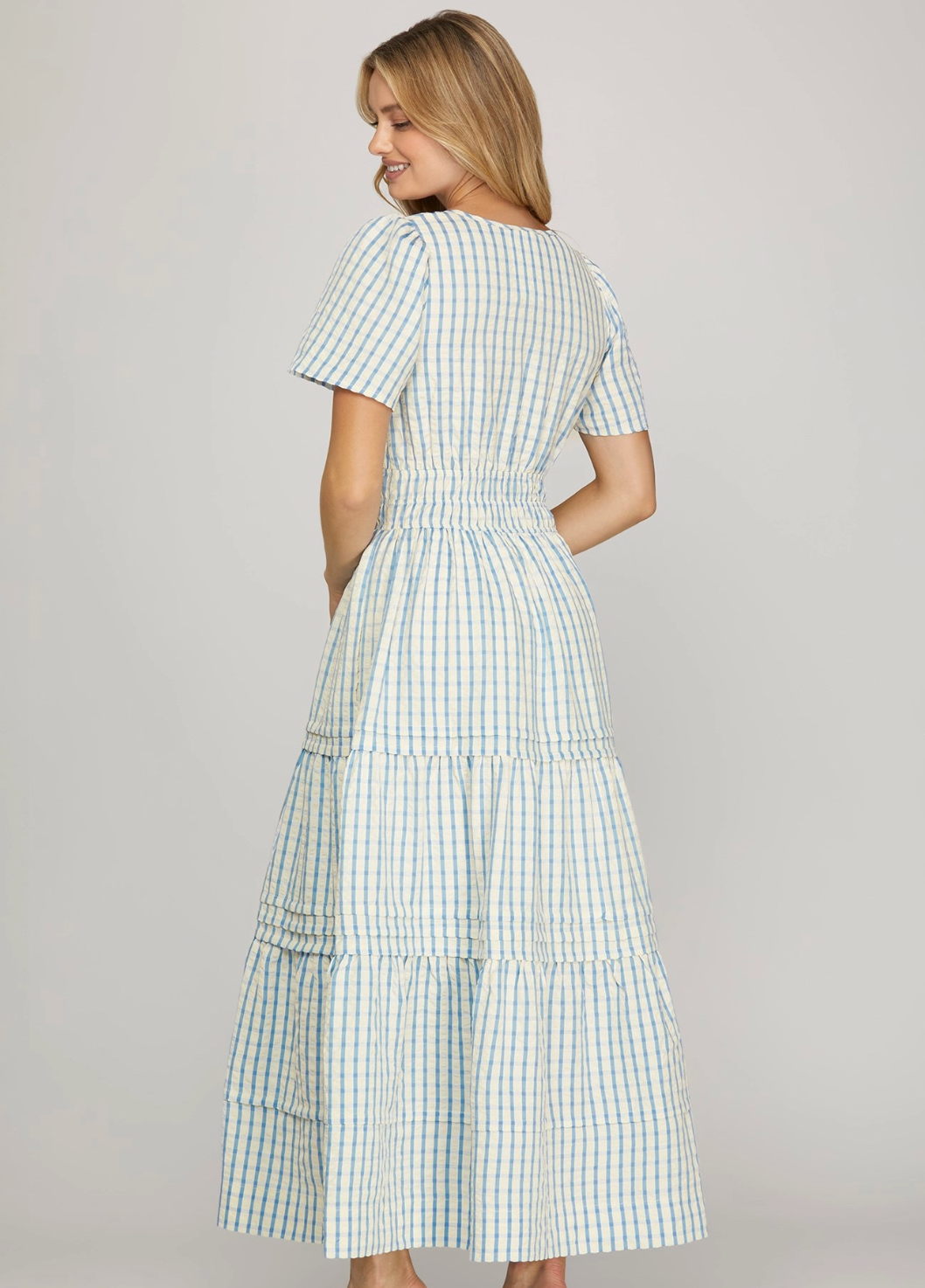 Striped Detailed Maxi Dress