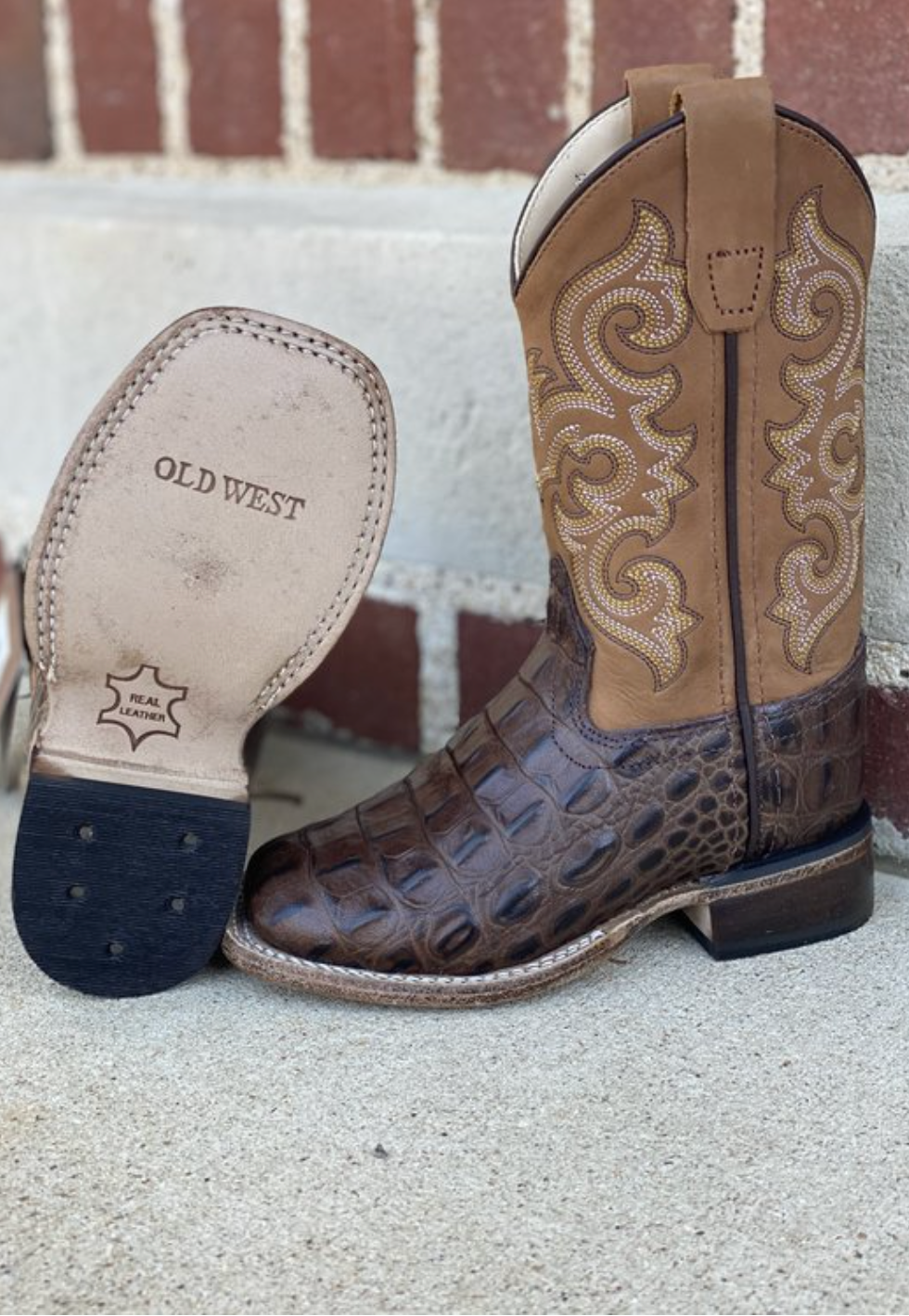 Old West BSC1830 Faux Croc
