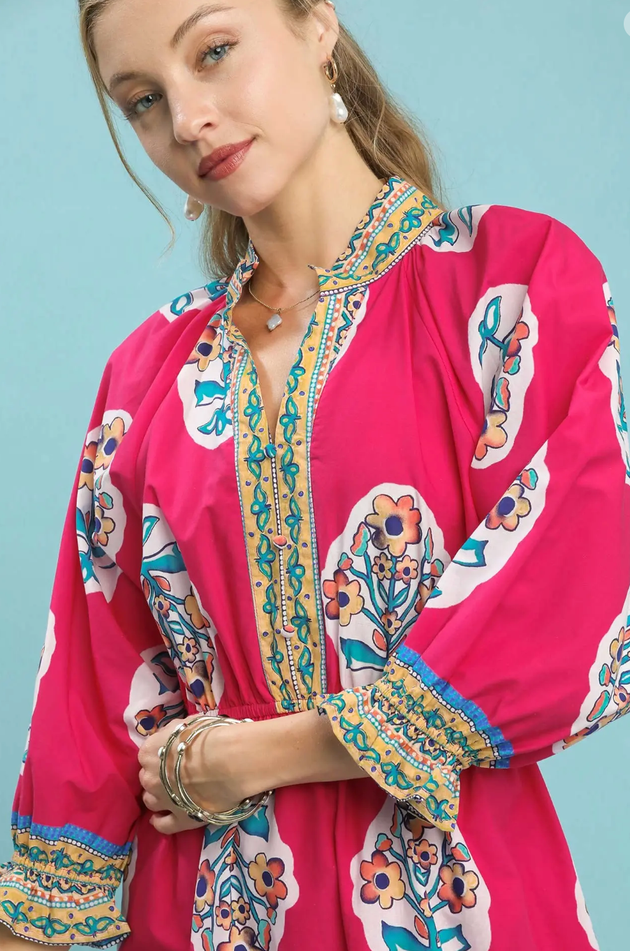 Flower Patch Print Dress