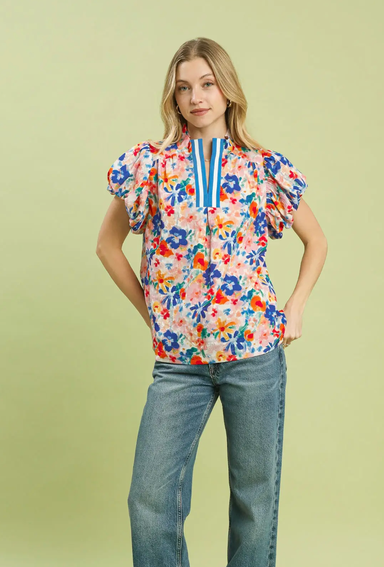 A Touch Of Flowers Top