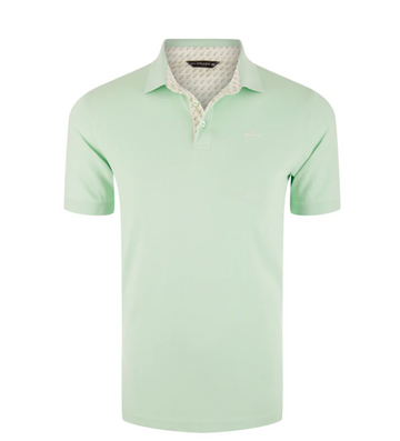 Drake Solid Pique Logo Polo