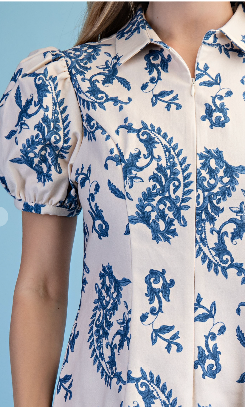 Beautiful Printed A-line Dress