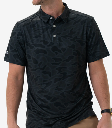 Performance Polo - Black Camo
