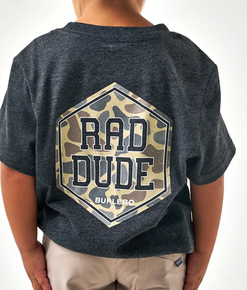 Youth - Rad Dude Deer Camo - Heather Black