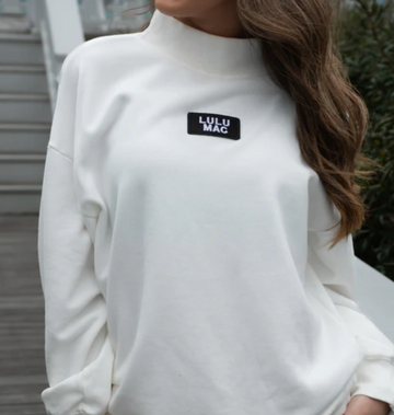 LuLu Mac Terry Cloth Top | White