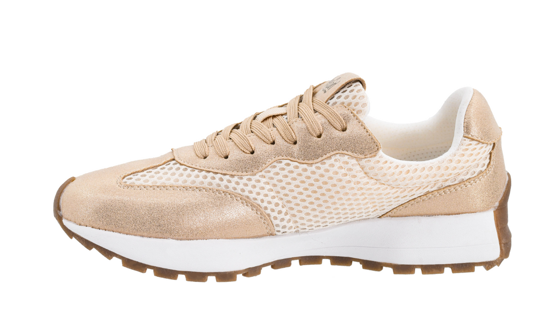 Hey Girl | No Prob | Gold Sneaker