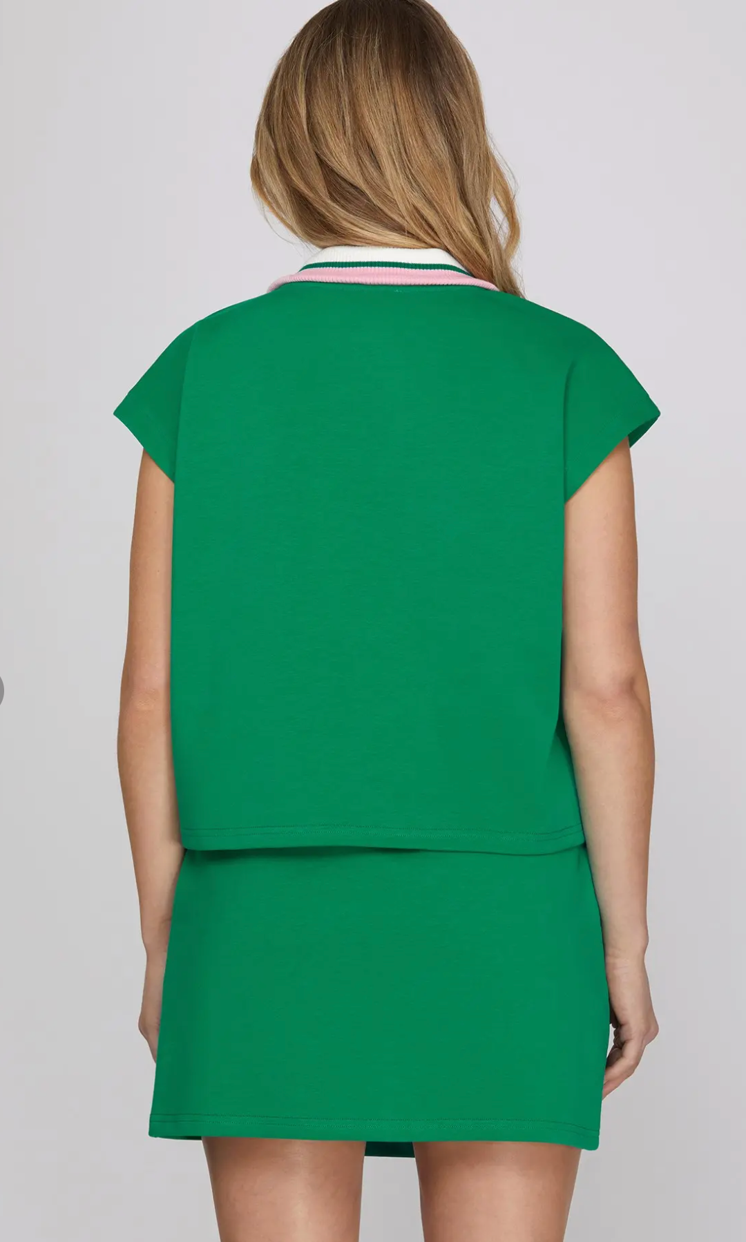 Pop Of Color Two Piece Set