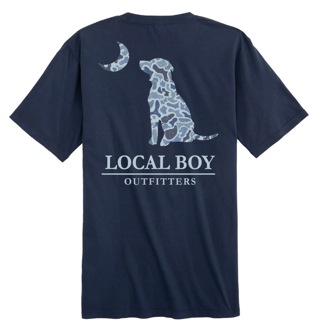 Distressed LCF Cobalt Dog & Moon T-Shirt