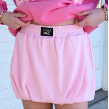 LuLu Mac Bubble Skort | Light Pink