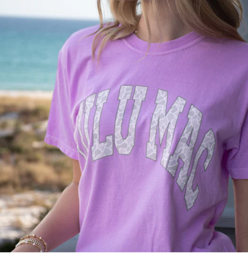 LuLu Mac Camo T-Shirt | Neon Violet