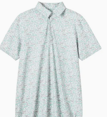 Men's Performance Polo | Marsh Camo