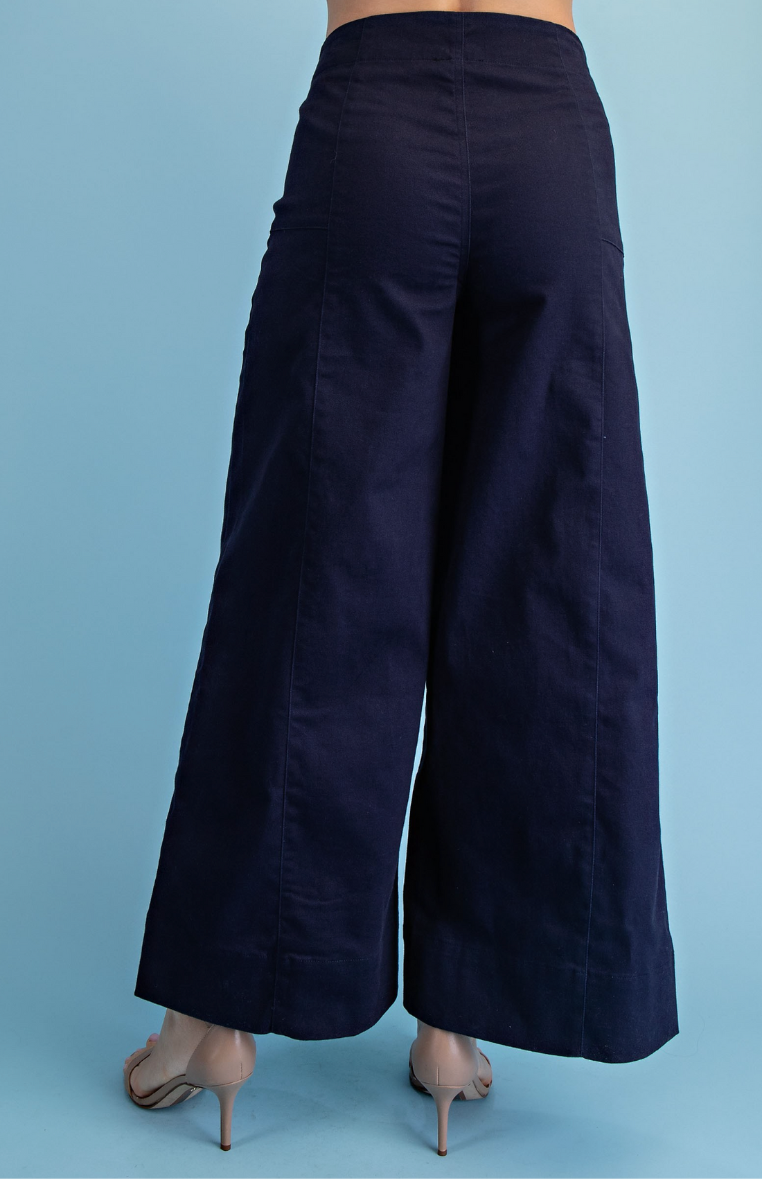 Stretchy Wide Leg Pants