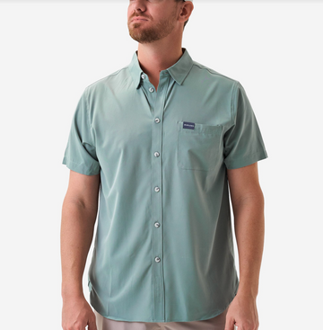 Performance Button-Up - Sage