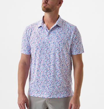 Performance Polo - Old Glory - White