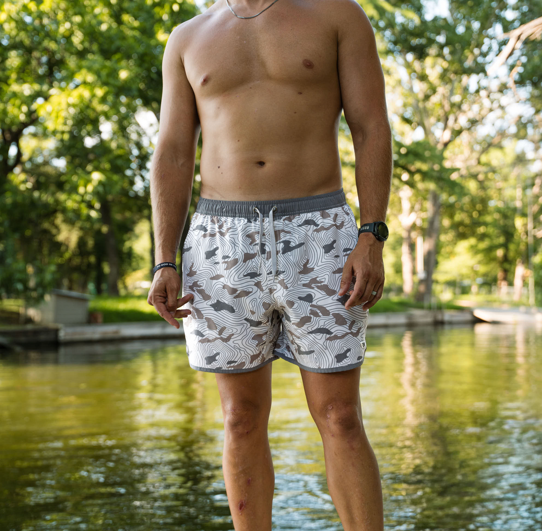 Topo Desert Camo Swim Trunk