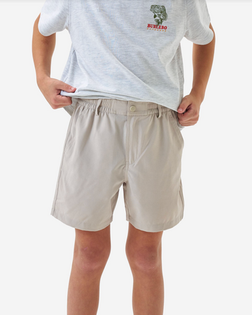 Youth Everyday Shorts - Light Khaki - Old Glory Pocket