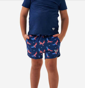 Youth Swim Trunks - USA Eagle