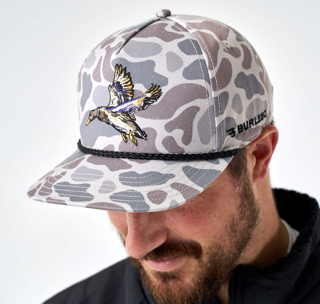 Diving Mallard Hat - Classic Deer Camo