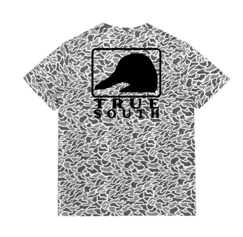Mallard Square White Camo T-Shirt