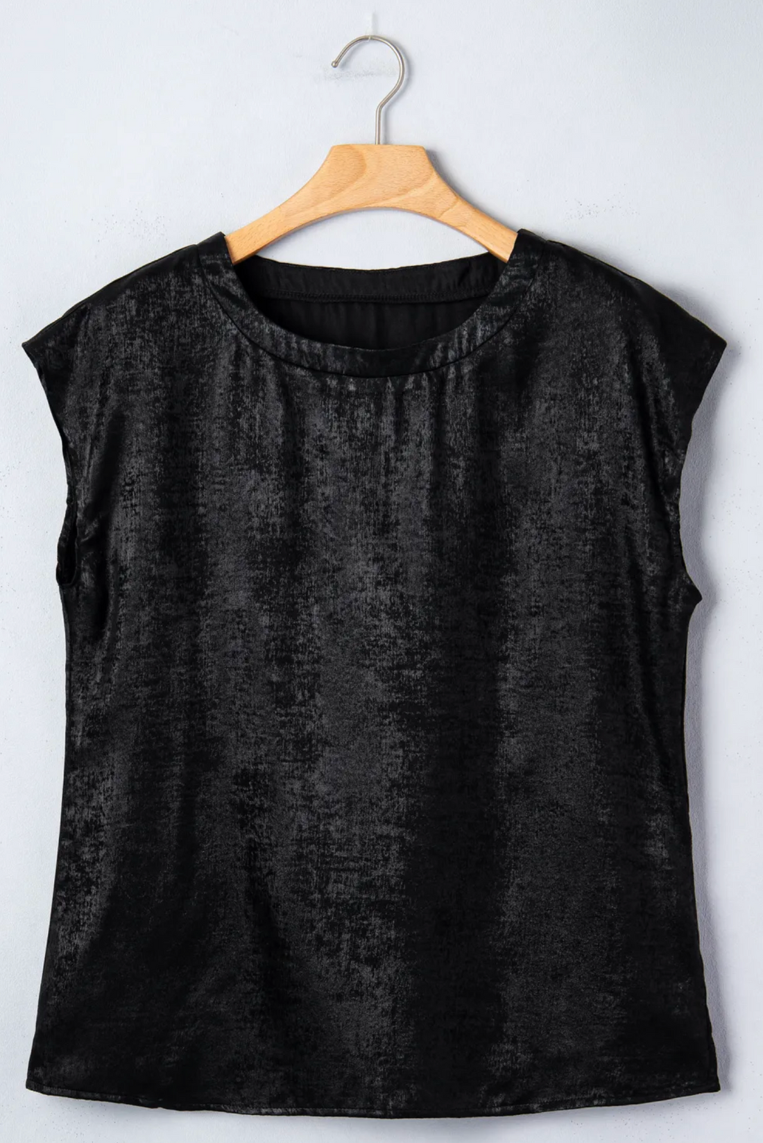 Black Metallic Top