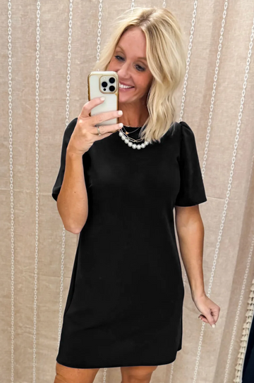 Black Bow Detailed Dress