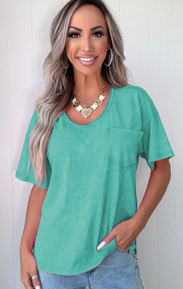 Mint Mineral Wash Tee