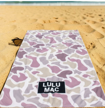 LuLu Mac Light Camo Beach Towel