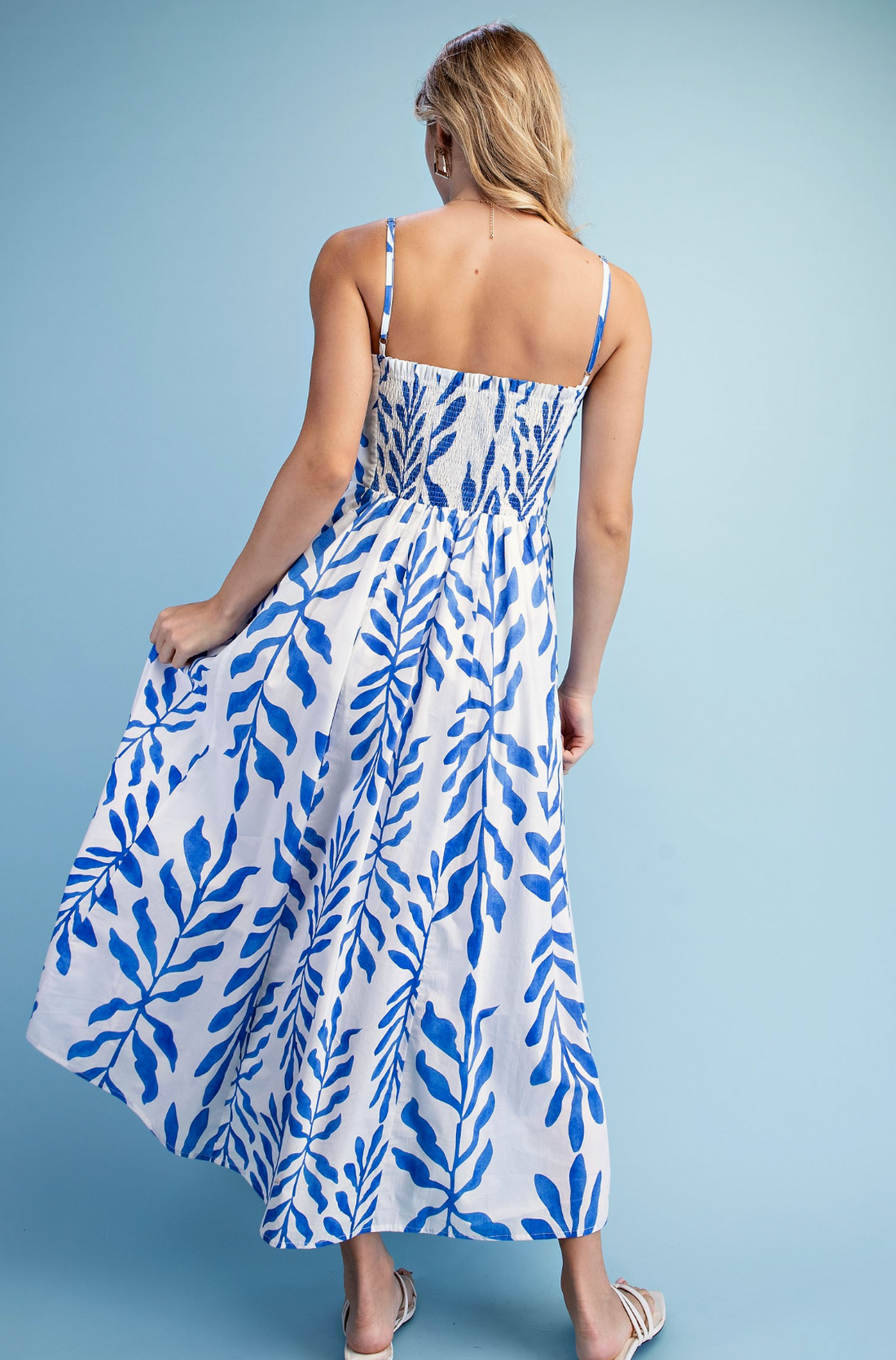 Leaf Printed Dress