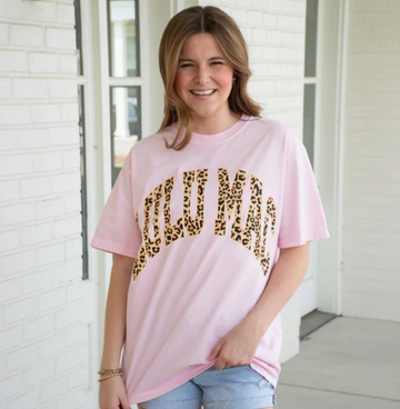 LuLu Mac Leopard T-Shirt - Blossom