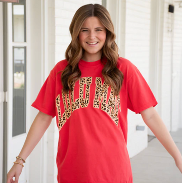 LuLu Mac Leopard T-Shirt - Paprika