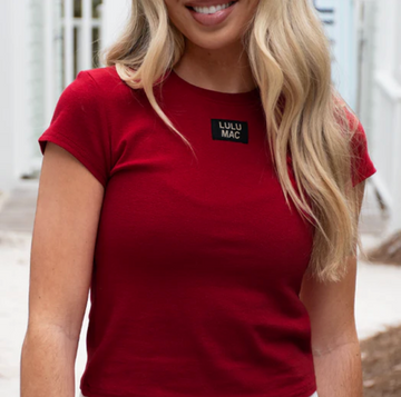 LuLu Mac Baby doll Top | Cardinal