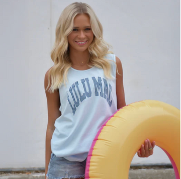 LuLu Mac Striped Tank - Chambray