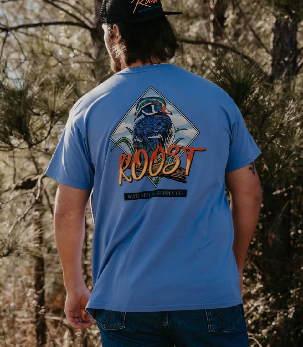 Roost Wood Duck Shield T-Shirt