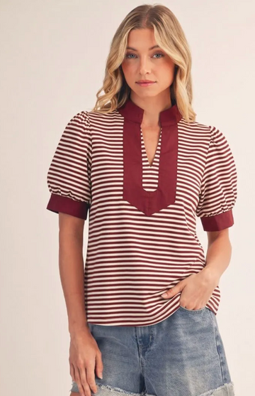 Classic Striped Everyday Top