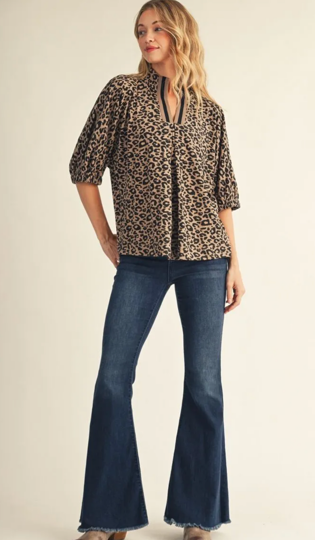 Fall Into Me Leopard Top