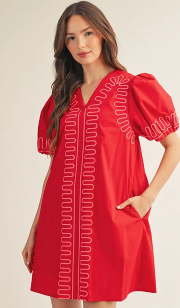 Delicate Embroidery Dress