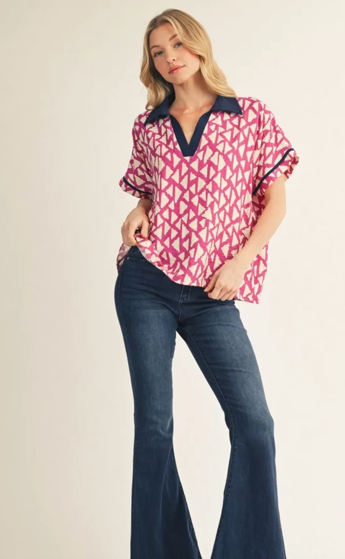Beautiful Geo Printed Top