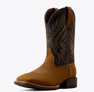 Ariat Sport Riggs Waterproof Wide Square Toe Cowboy Boot #10080270