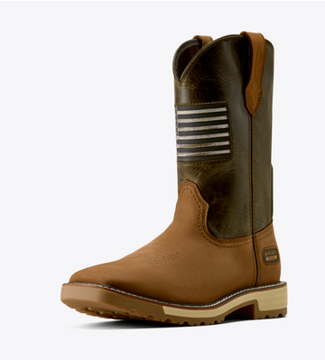 Ariat Activator Patriot Wide Square Toe Work Boot #1007675