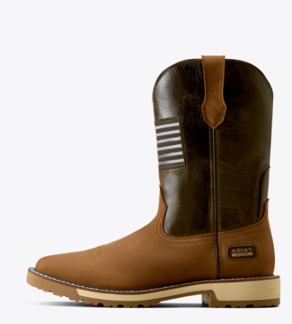 Ariat Activator Patriot Wide Square Toe Work Boot #10079675