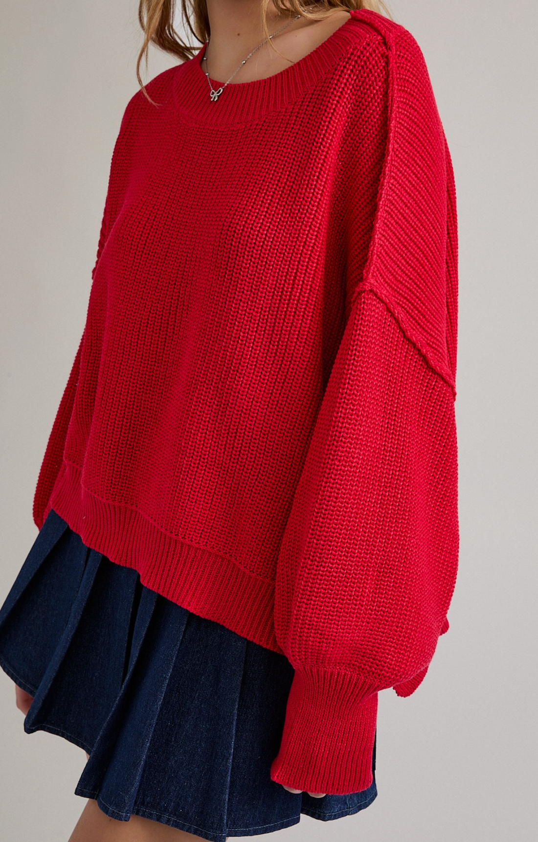 Red Pullover Sweater