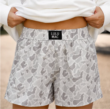 LuLu Mac Camo Boxer - White