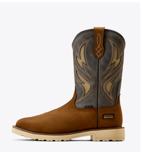 Ariat Activator VentTEK Wide Square Toe Steel Toe Work Boot #10061284