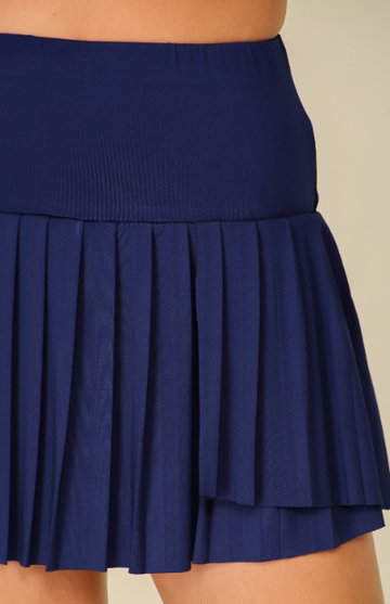 High Waisted Pleated Tennis Skort