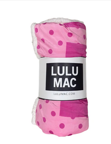 LuLu Mac Blanket - Pink Dots
