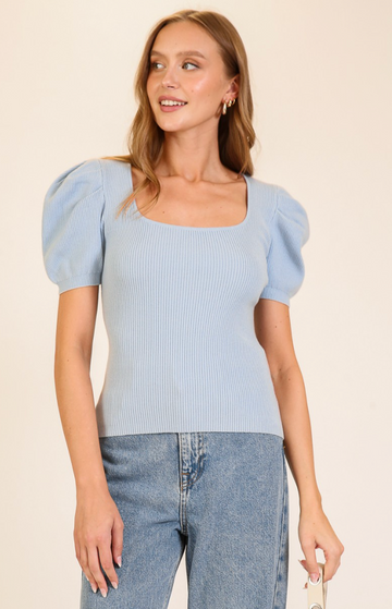 Game Day Puff Sleeve Top