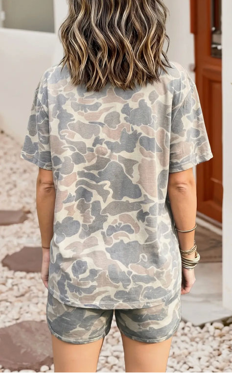 The Comfy Camo Short Set