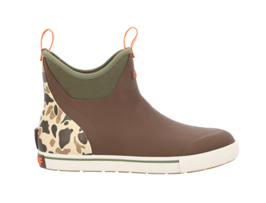 Men's Outdoors Fleece Lined Ankle Deck Boot #XMADBC90