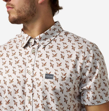 Performance Button Up - Mallards Flying In
